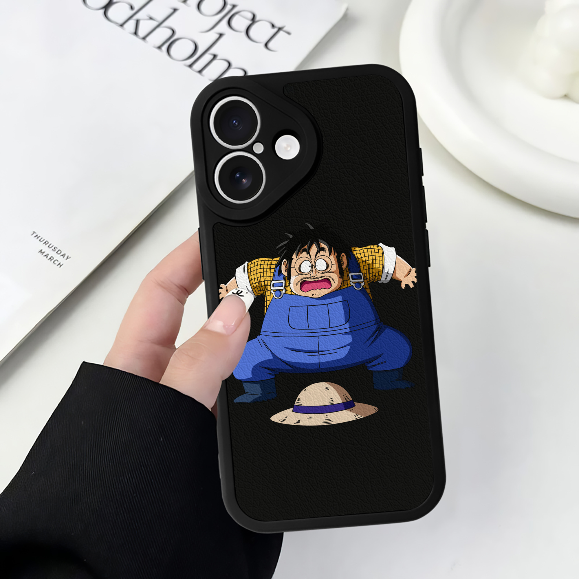 （画像用） ドラゴンボール DRAGON BALL 【iPhone 16シリーズ対応】シリコンスマホケース（レザー調） 材質：シリコン